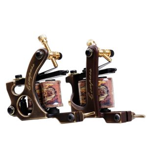 Dragonhawk Brass Coils Tattoo Machine Straight Shader Circle Liner