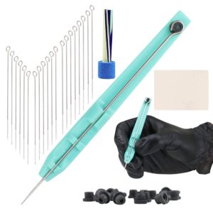 Stick and Poke Tattoo Tool Kit - Clean & Safe Hand Poke Tattoos - DIY Tattoo Tool Kit