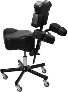 InkBed Patented Adjustable Ergonomic Chair Stool Chest Back Rest Support Tattoo Studio Equipment