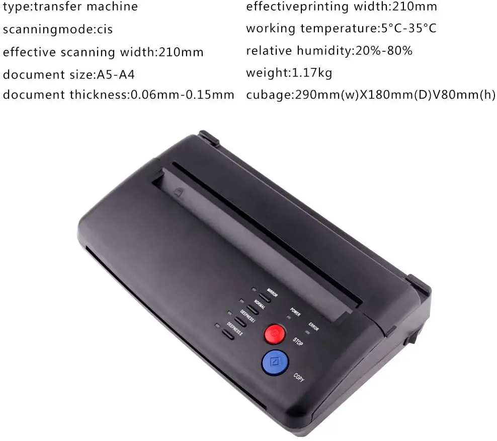 6 Best Tattoo Stencil Machine In 2024 Reviews Guide   YILONG Black Tattoo Transfer Stencil Machine 