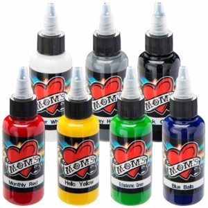 Millennium Mom's Tattoo Ink - 7 Color Set