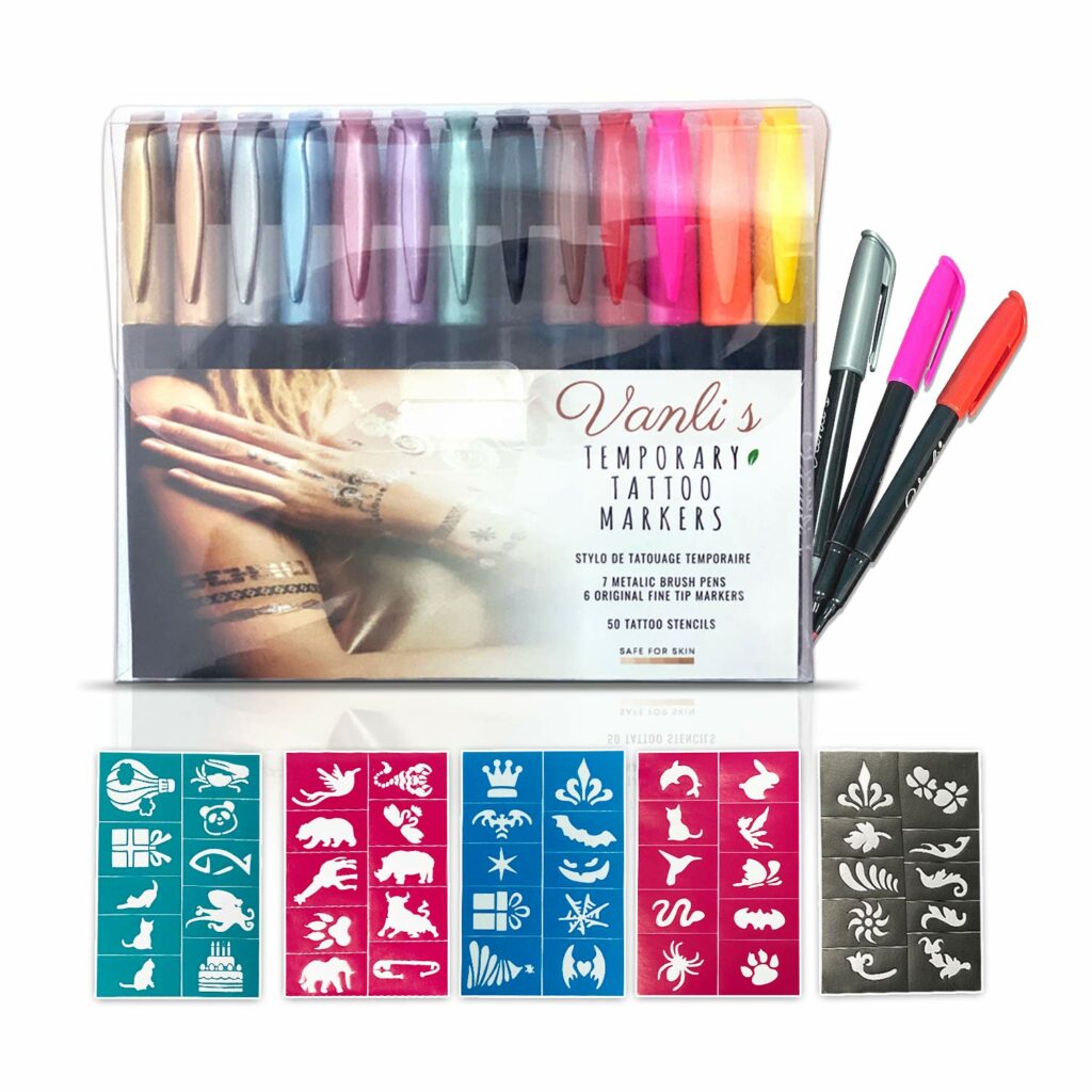 Vanlis Temporary Tattoo Pens