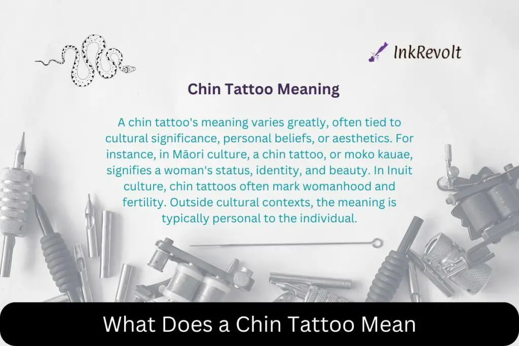 What Does A Chin Tattoo Mean? Ink Revolt