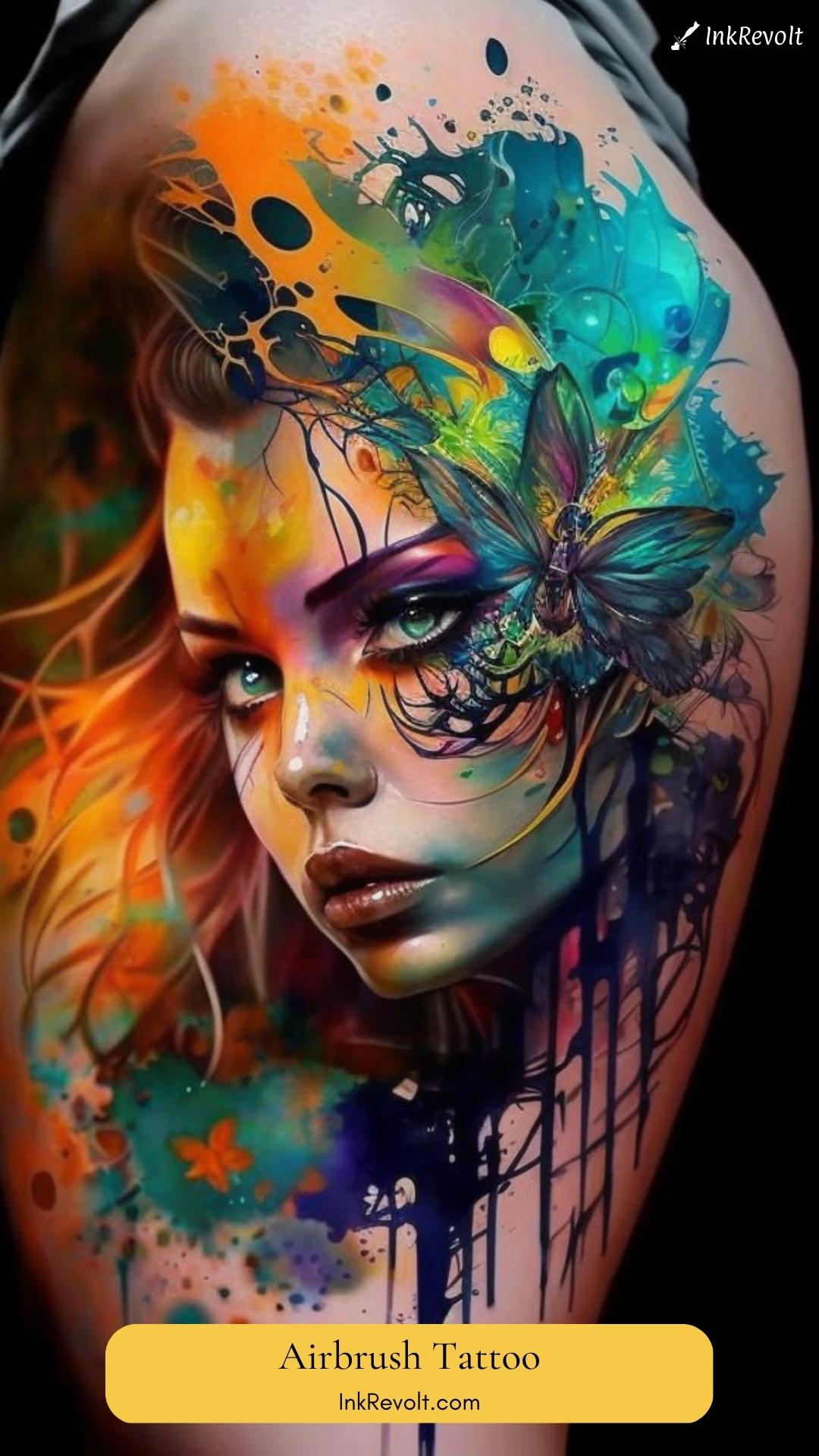 Airbrush Tattoos A Beginner's Guide To Temporary Tattoos