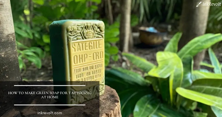 How To Make Green Soap For Tattooing At Home