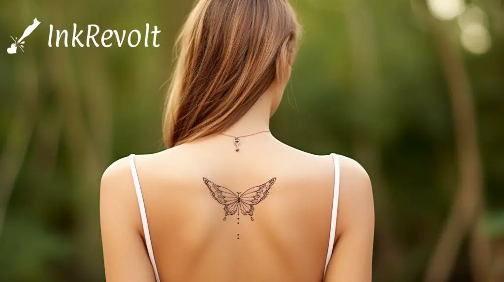 Realistic Butterfly Tattoo