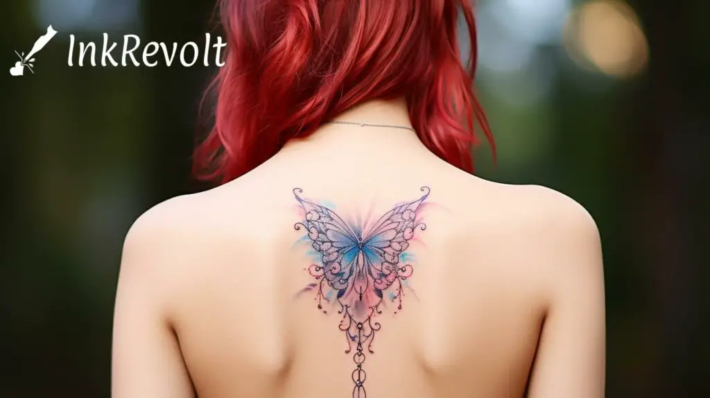 Watercolor Butterfly Tattoo