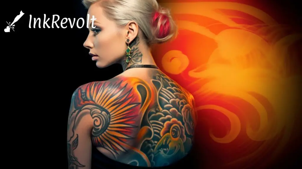 fantasy fireball tattoo design idea