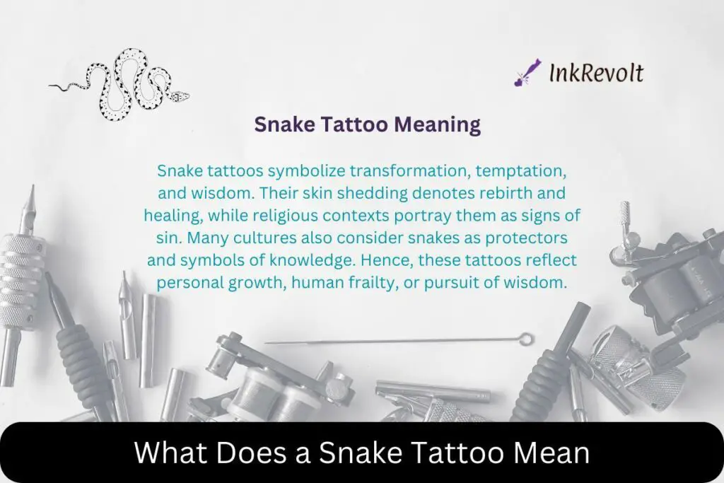 Snake Tattoo Meaning