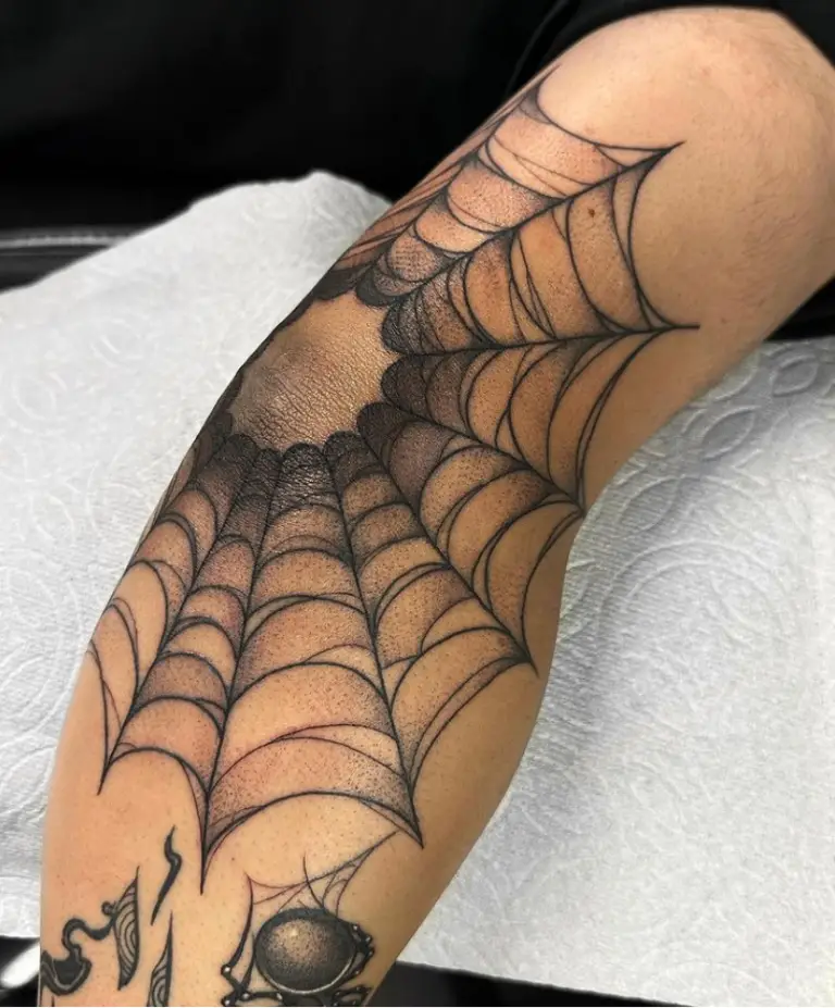 What Does A Spider Web Tattoo Mean: [Symbolism Explained]