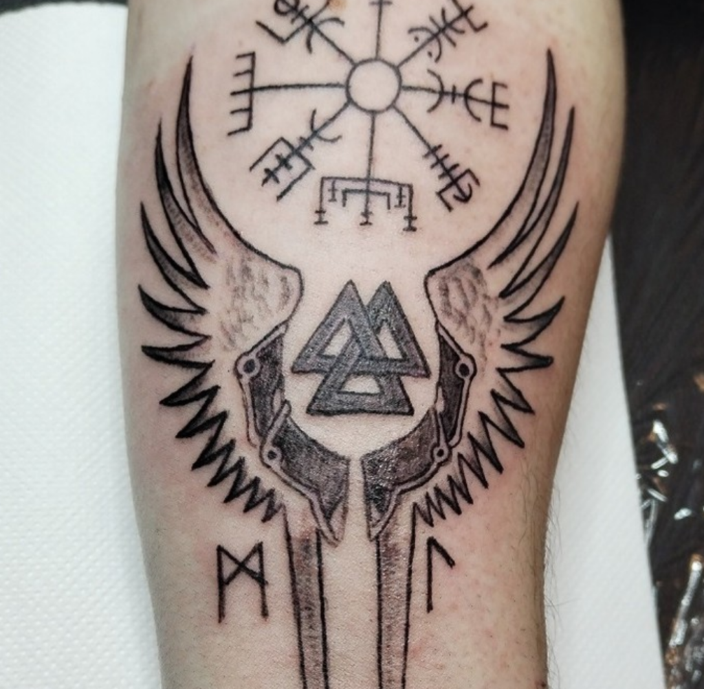 Valknut Tattoo