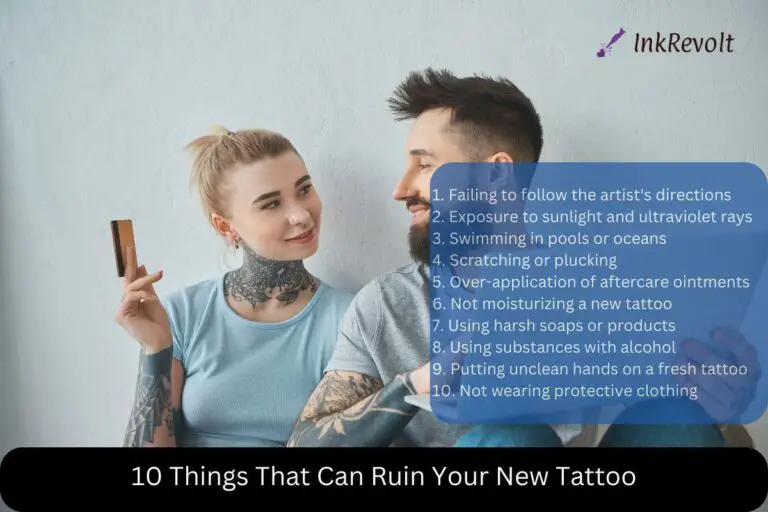 Things That Can Ruin Your New Tattoo