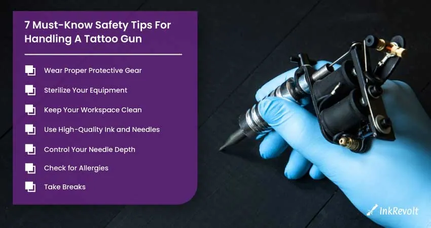 7 Must Know Safety Tips For Handling A Tattoo Gun
