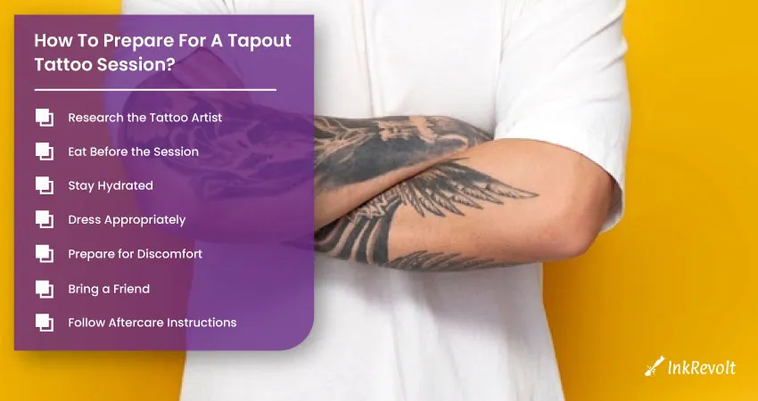 How To Prepare For A Tapout Tattoo Session
