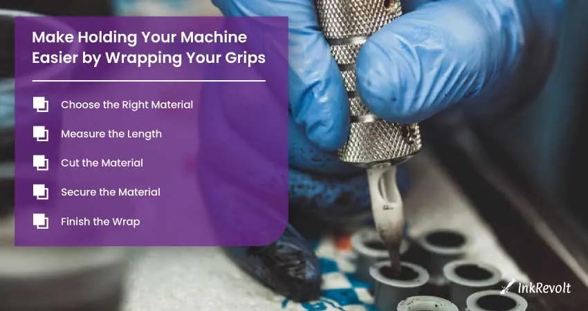 Make Holding Your Machine Easier by Wrapping Your Grips