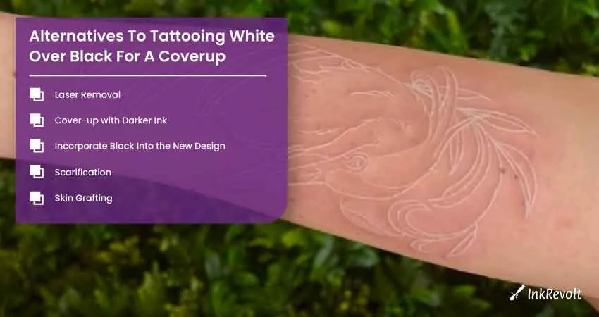 Alternatives To Tattooing White Over Black For A Coverup