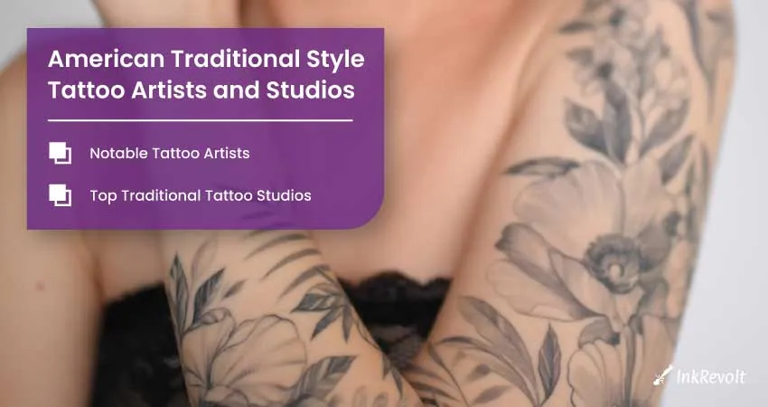 American Traditional Style Tattoo Artists and Studios