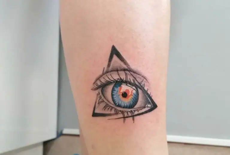 What Does the Triangle with the Eye Tattoo Mean? [Symbolism and Origins]