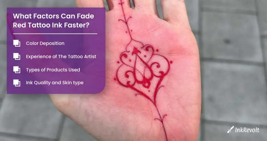 What Factors Can Fade Red Tattoo Ink Faster