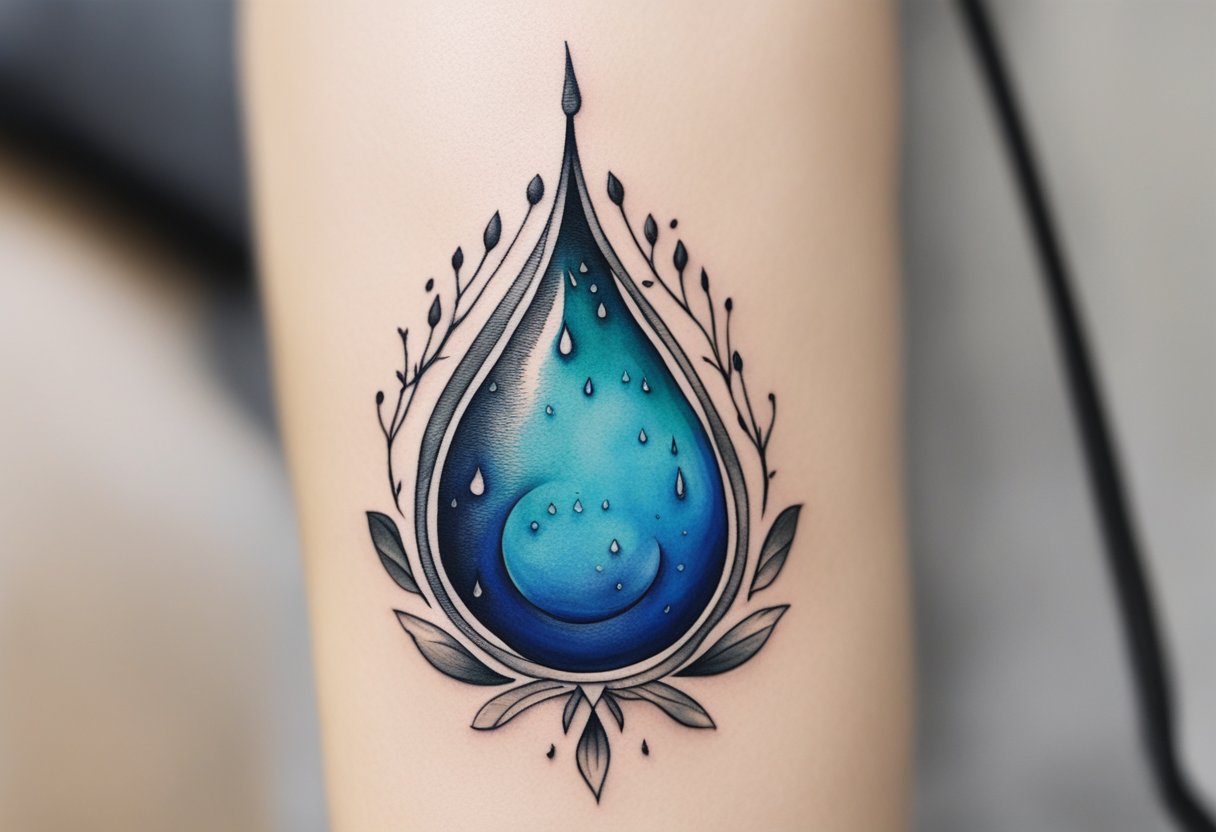 Raindrop Tattoo Meaning Explained Ink Revolt