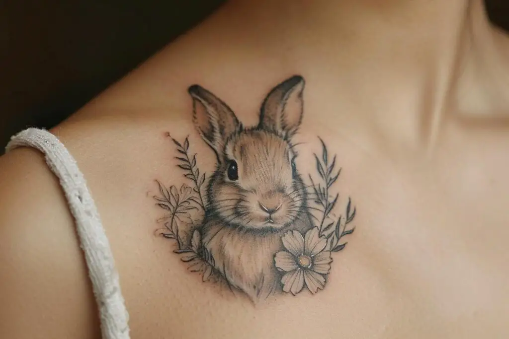 rabbit tattoo 2