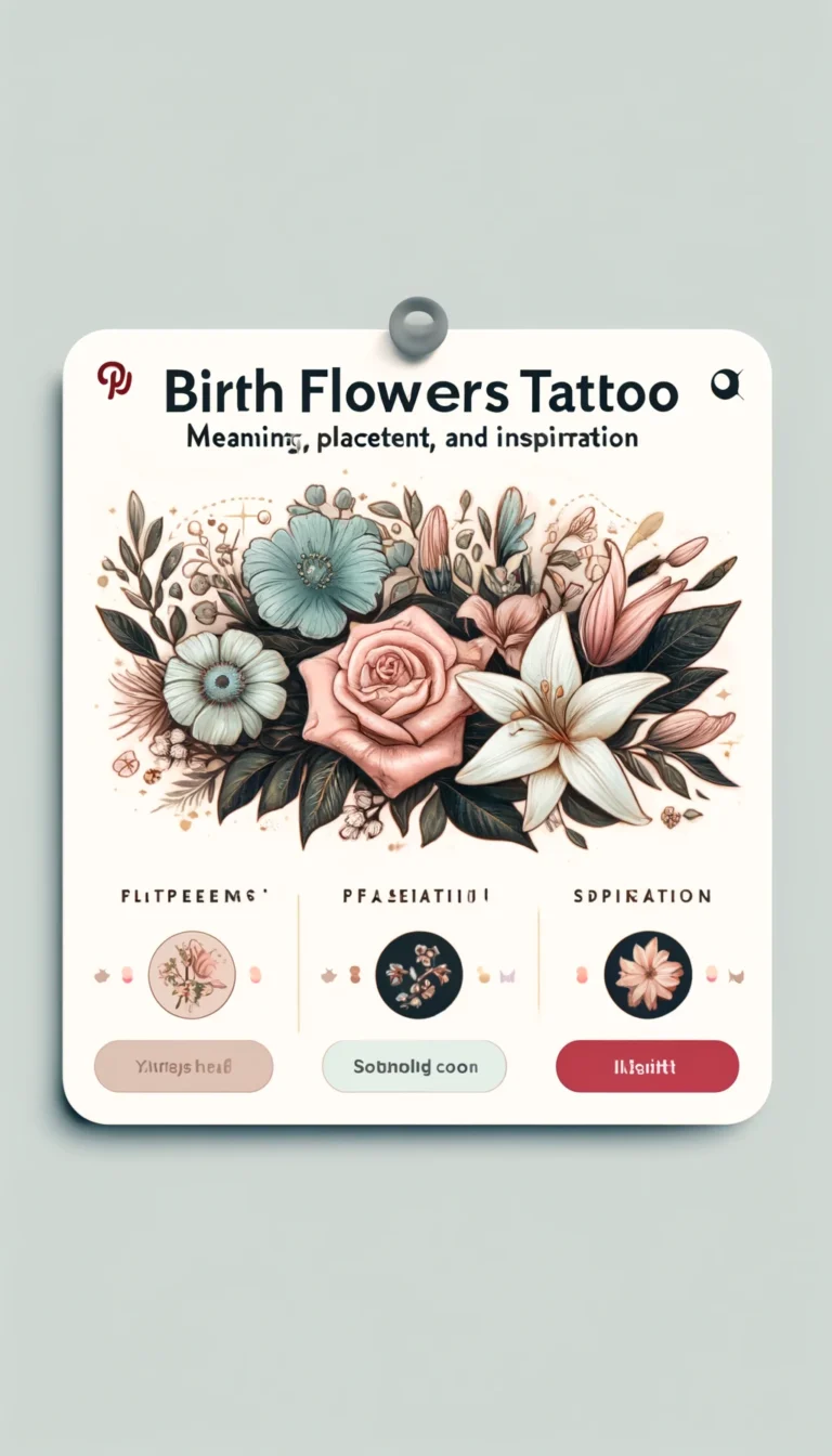 Birth Flowers Tattoo: Meaning, Placement, and Inspiration