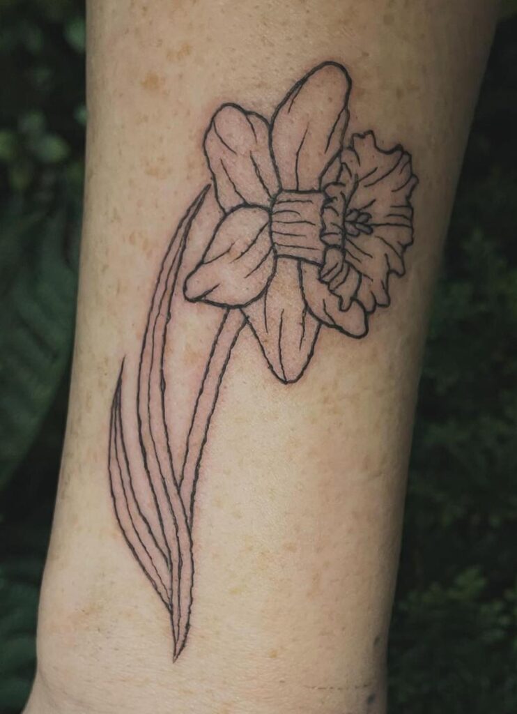 Daffodil Tattoo March Birth flower