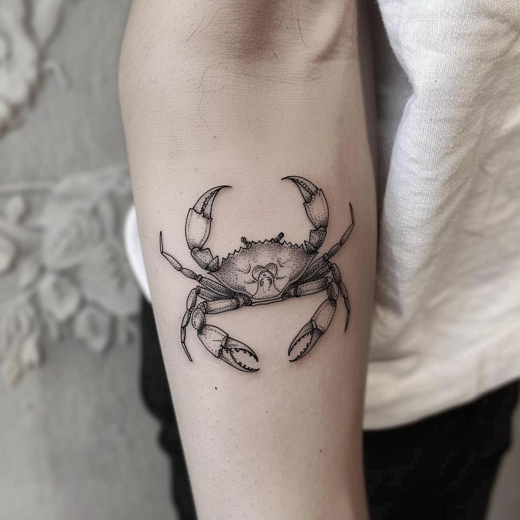 connectakader minimalist Small Crabs tattoo. 26a7cbaa 1cc8 4ddd ad36 d1d28726797f 0